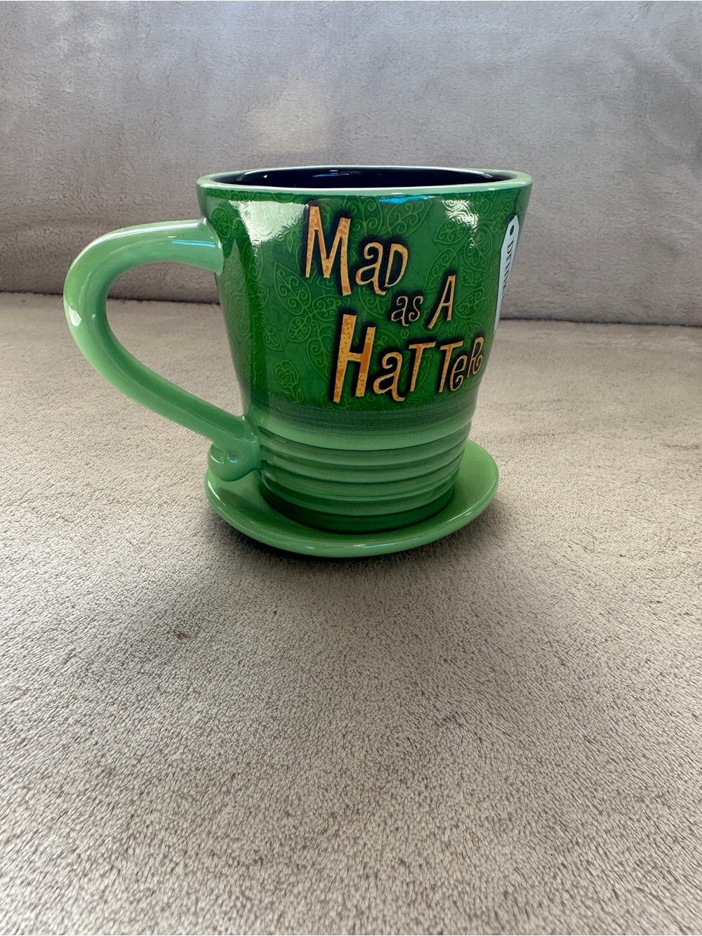 Disney Green 'Mad as a Hatter' Ceramic Mug